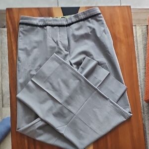 Viktor & Rolf Floral Trim Gray Pants. Sz. 44 (6-ish)